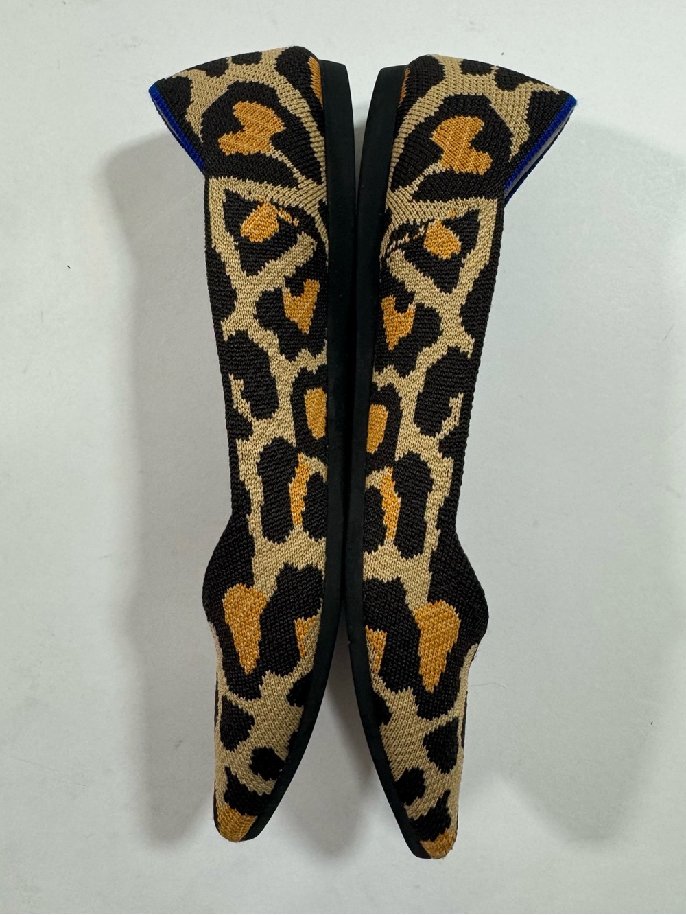 Rothy’s The Point Big Cat Flats Shoes Leopard Print - Picture 6 of 9